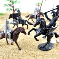 thumbnail image 4 of Juego de 28 piezas de adorno de escritorio de juguete de soldado Inteprter modelo caballero, 4 of 6