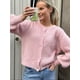 thumbnail image 4 of HH TRAF Chaqueta de punto de calle de manga larga con botones y cuello redondo elegante para mujer de otoño, 4 of 5