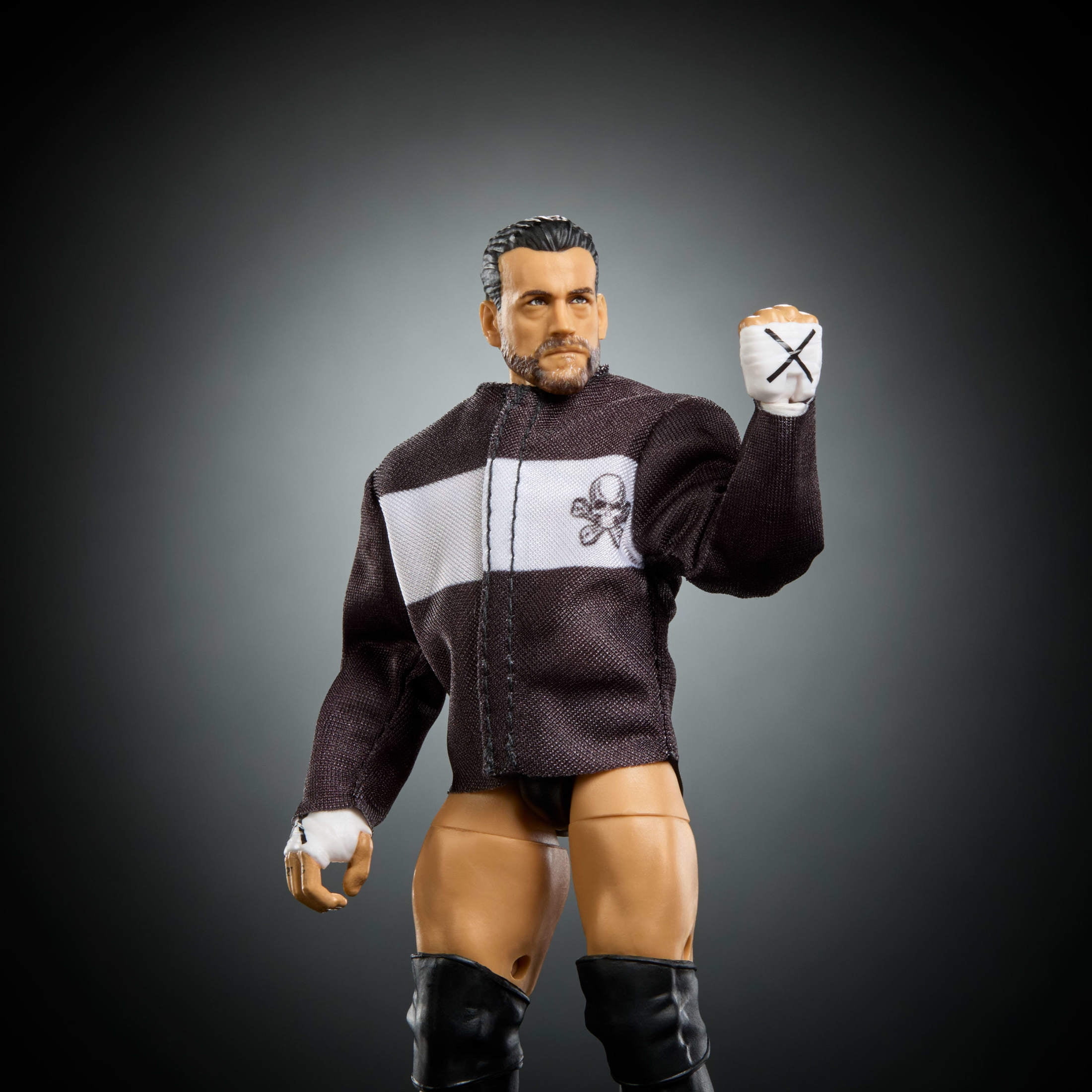 WWE Elite CM Punk Action Figure, Series #124 Set, 6-inch Collectible with Articulation & Accessories