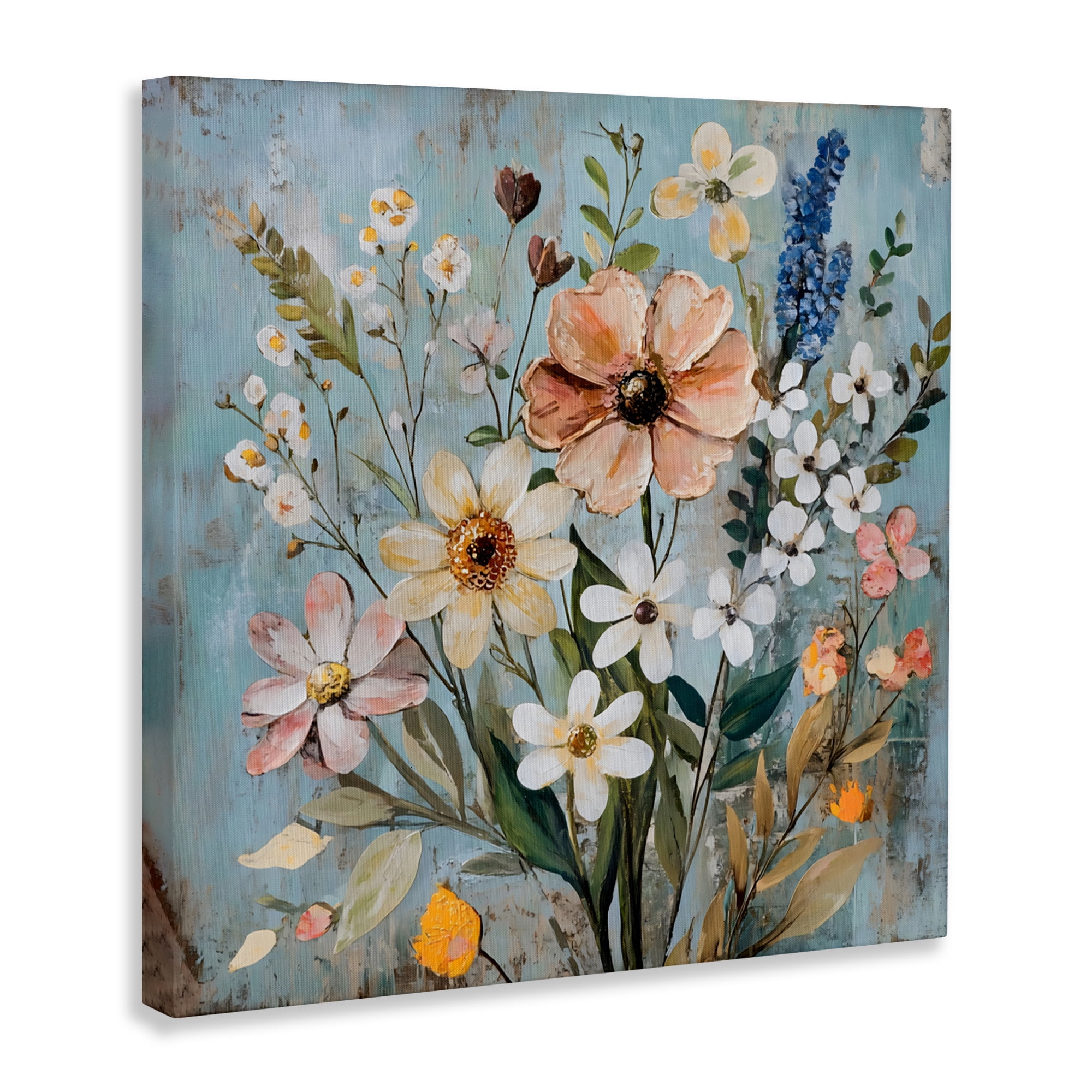 Stupell Industries Wildflower Mix Spring Bouquet Canvas Wall Art, design by Creative Studio