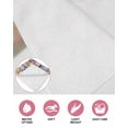 thumbnail image 6 of Easter Eggs Kitchen Dish Towels for Drying Dishes Set of 2, Colorful Eggs Spring Flowers Leaves Farm Navy Blue Waffle Weave Microfiber Hand Tea Bathroom Towels Quick Dry & Absorbent Towel 12x12, 6 of 7