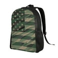 thumbnail image 6 of Easygd Jungle Green Camo USA Flag Versatile and Stylish Backpack: Comfort, Storage, and Durability for College,Work, Travel, and Everyday Use, 6 of 8