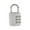 A, variant on 4-Digit Combination Lock, Outdoor Waterproof Padlock for Gym Locker, School, Home, Room, Gate, and Luggage Security