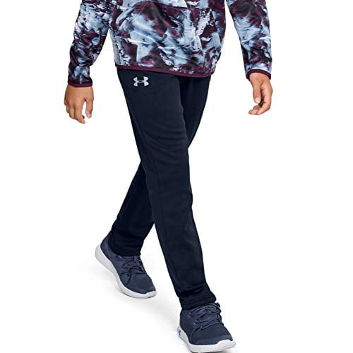 Under Armour Boys Fleece Pants, Academy Blue (408)/Steel, Youth Large