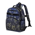 thumbnail image 2 of Celestial School Backpack Adjustable Padded Straps Chest Strap Water-Resistant Bookbag For Elementary Students, 2 of 6