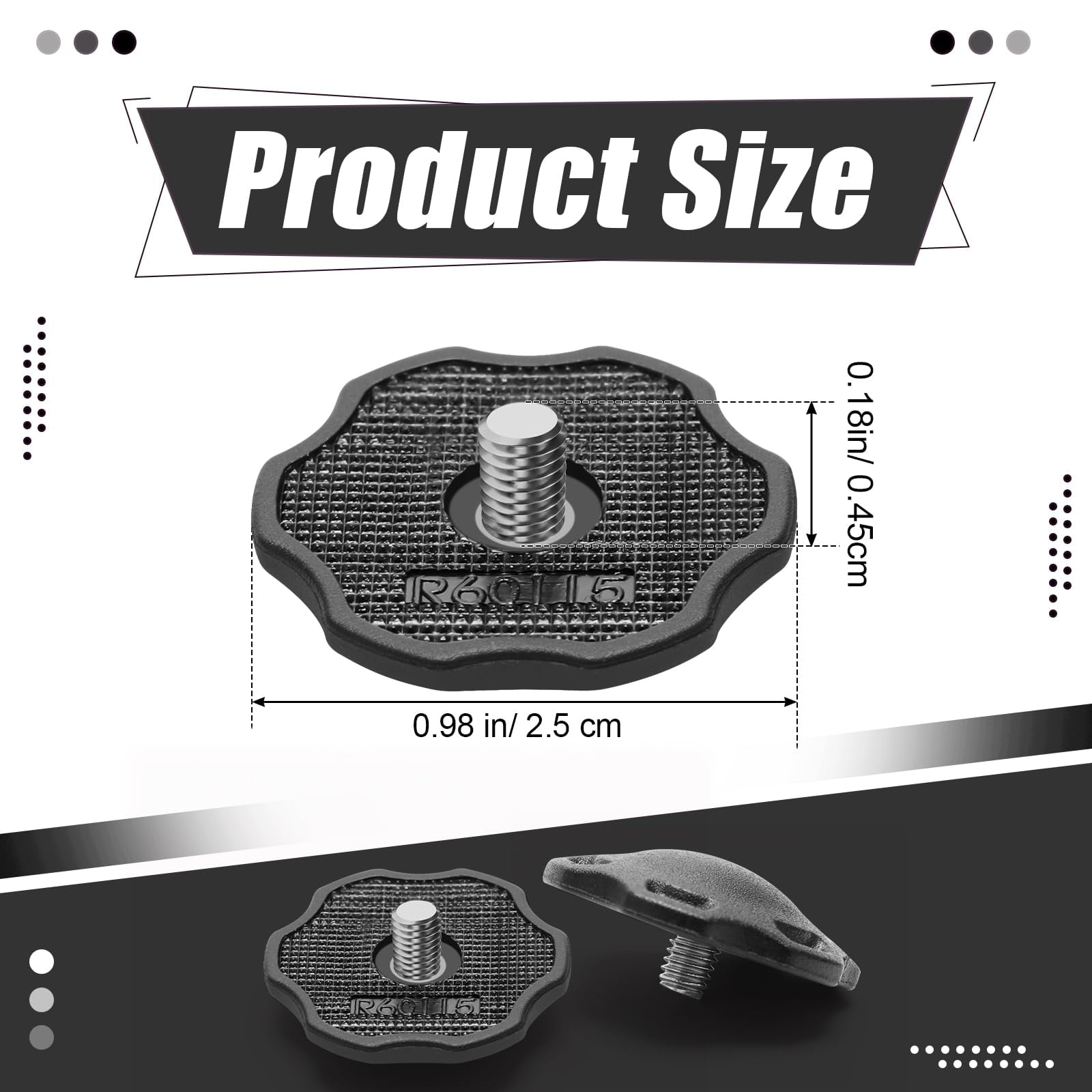 Football Helmet Thumb Screws Compatible With Riddell - View #12