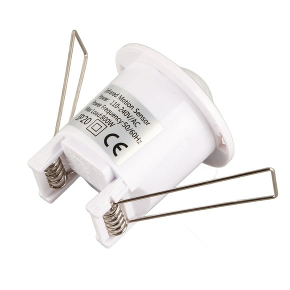 Interruptor de Luz Con Sensor de Movimento Pir de Techo Ajustable de 360 Para Montaje en Interiores
