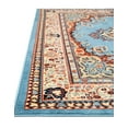 thumbnail image 4 of Unique Loom Reza Collection Area Rug - Washington (10' x 13' 1" Rectangle Light Blue/Cream), 4 of 7