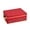 Red, variant on Simplify 64-Count Plastic Ornament Organizer Storage Box, Red