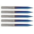 thumbnail image 4 of 2 Flutes Straight Grooves V Bits, Portable 2 Flutes V Bits  For End Mills For Spring Engraving Tools For Carving Wood For CNC Milling Machines, 4 of 8