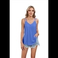 thumbnail image 3 of Camisola Informal con Tirantes Finos, Color Azul Elegante, Talla L, 3 of 9