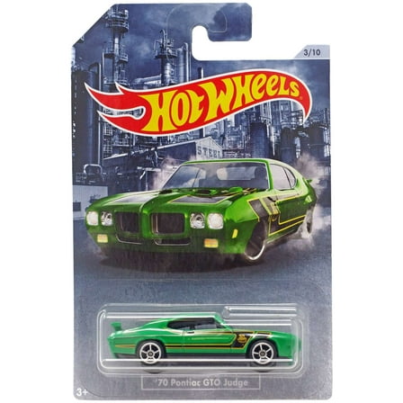 Hot Wheels American Steel '70 Pontiac GTO Judge Diecast Car