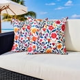 thumbnail image 1 of Fundas de Almohada QoBexim Estampado Floral Impermeable 45x45 cm Juego de 2, 1 of 8
