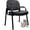 Black, variant on Big & Tall 500 lb Waiting Room Chairs with Padded Armrests and Sled Base, Leather Stationary No Wheels Office Guest Chair for Reception Lobby Home and Meeting Conference, Brown