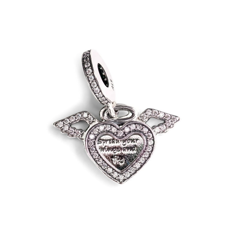 Dangle Charm Pandora Angel Heart Charm Pandora Heart Angel Dangle