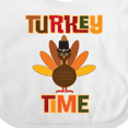 thumbnail image 4 of Inktastic Thanksgiving Turkey Time Boys or Girls Baby Bib, 4 of 4