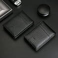 thumbnail image 3 of AMZER RFID Leather Wallet and Credit Card Holder for Use With AirTag - Carbon Fiber, 3 of 6