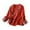 Red, variant on Bmisegm Women Ethnic Style Embroidered Top Loose Fit Clothing Linen Blend Bohemian Blouse Navy 3XL=5
