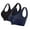 Navy, variant on Sports Bras for Women Plus Size, Xunlbb Women Seamless Sports Bra Wirefree Yoga Bra With Removable Pads(Wine,XXXXXL)