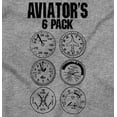 thumbnail image 2 of 6 Pack Brew Airforce Beer Flight Men's Graphic T Shirt Tees Brisco Brands M, 2 of 4