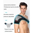 thumbnail image 5 of Adjustable Shoulder Brace Lightweight Gym Sports Therapy Neoprene Shoulder Support Strap Wrap for Men Women Dislocated AC Joint Pain Relieve, Injury Prevention and Recovery, 5 of 7