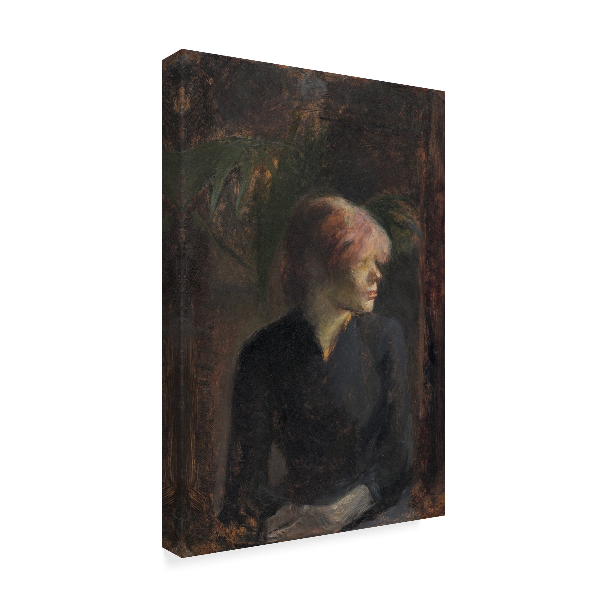 Trademark Fine Art People Canvas Art ' Carmen Gaudin ' by Henri De Touloe Lautrec