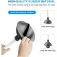 thumbnail image 3 of Toilet Brush and Plunger Set, 2 Packs Toilet Plungers for Bathroom Heavy Duty Toilet Bowl Brush and Holder Hidden Toilet Plunger and Brush Set for Deeply Cleaning - White, 3 of 7