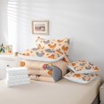 thumbnail image 4 of 7 Piece Bed in a Bag King Size Comforter Set for Kids Chicken Bedding Set,Farmhouse Egg Reversible Bed Set,Rusic Hen Comforter with Sheet Set,All Season, 4 of 5