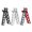 Black-Red, variant on Royliver pot holder Pot Lifter Aluminum Alloy Camping Pot Handle with Hollow Design for Outdoor Cooking Hot Holder