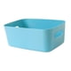 thumbnail image 5 of Cesta de almacenamiento de escritorio, elegante, portátil, duradera, apilable, organizador de maquillaje verde claro, 5 of 9