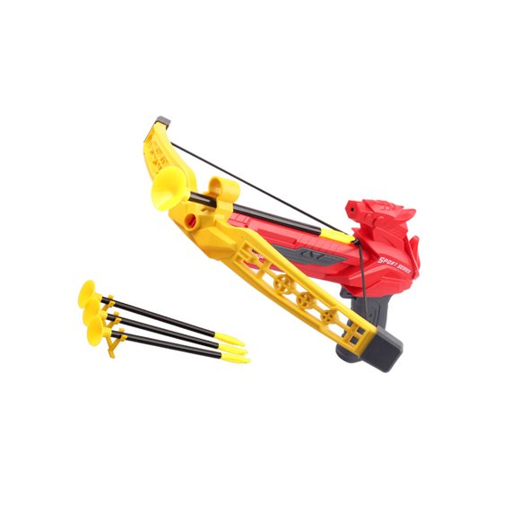 Jouet de Tir pour Enfants Jouet Sûr Jouet Interactif Extérieur pour Garçons Filles Cadeau d'Anniversaire Rouge