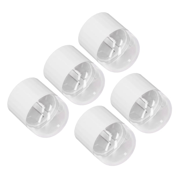 Contenedor De Esponja De Belleza, Estuche De Viaje De Esponja De Maquillaje, Doble Capa Blanca Con Soporte Hueco Y Aireado Para Collares