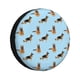 thumbnail image 1 of Fotbe German Shepherd Dog Funda de Llanta de Repuesto con Estampado, Engrosada, Ajuste Universal para Jeep, Remolque, RV, SUV, Camión-17 inch, 1 of 6