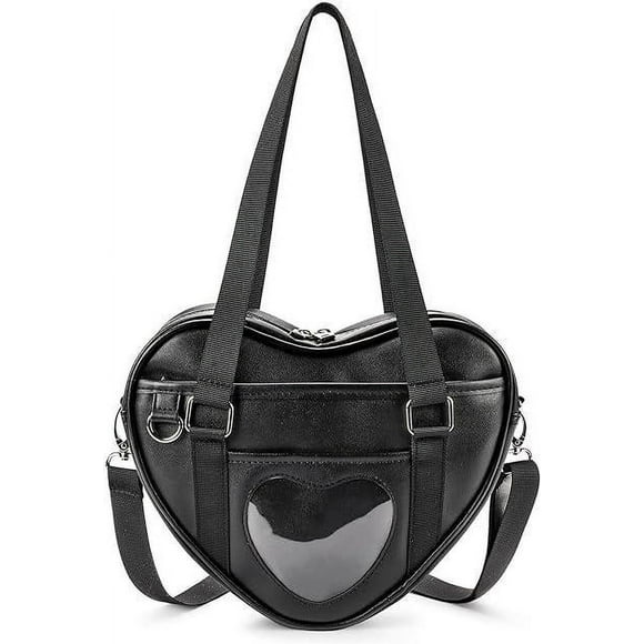 Ita Bag Crossbody Heart Shaped Purse for Anime Pin Display