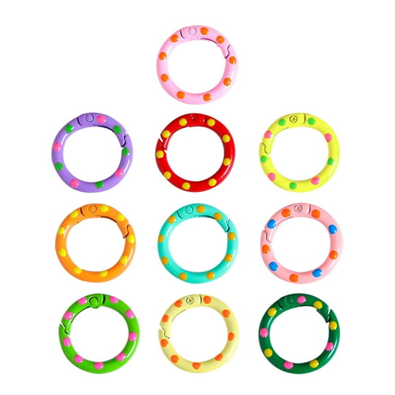 10pcs Colored Metal Book Binder for Loose Leaf Binding, Reusable Metal Binding for Organizing Papers