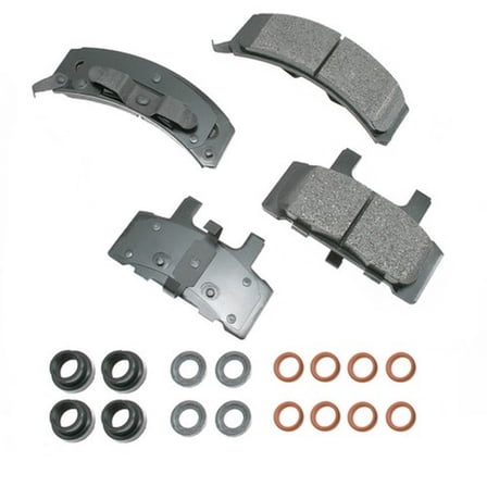 Disc Brake Pad Set Fits select: 1994-1999 DODGE RAM 1500, 1988-2000 CHEVROLET GMT-400