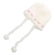 thumbnail image 5 of Gorro de invierno para bebé, gorro con orejeras para niño pequeño, bonito gorro de punto cálido, gorro de felpa para bebé, para niño pequeño, niña, otoño, invierno, blanco, 5 of 7