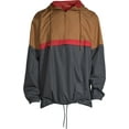 thumbnail image 6 of No Boundaries Men's Half Zip Windbreaker, up to Size 5XL, 6 of 6
