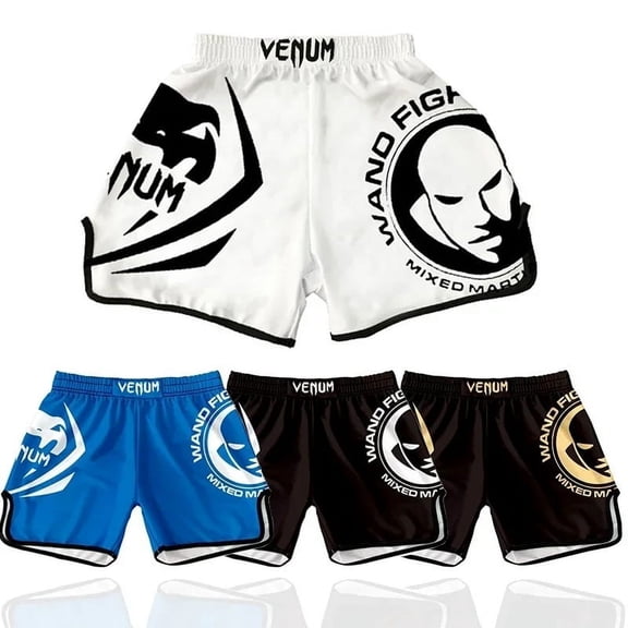 Boxing Shorts Men's Training Combat Fighting Competition Shorts Stretch Muay Thai MMA Men's Sports Sanda Fighting Pants