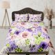 thumbnail image 1 of Rosas púrpuras y rosas Juego de funda nórdica Colorido Colcha, Floral Dormitorio Ropa de cama, 1 of 4
