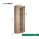 thumbnail image 4 of Ropero Closet Armario de Madera con Cajones, Entrepaños y 6 Puertas, Almacenamiento de Ropa, 4 of 8
