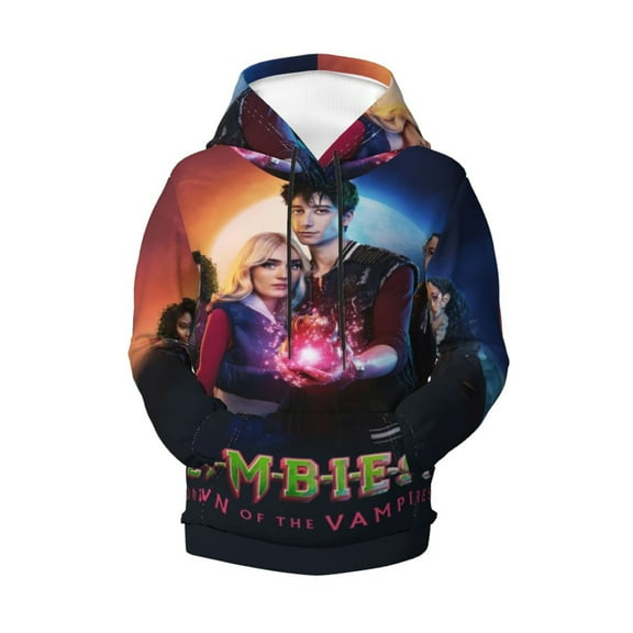 Kids Zombies 4 Hoodie 3D Printed Fashion Novelty Pullover Sweatshirt with Pockets Teen Boys Girls
