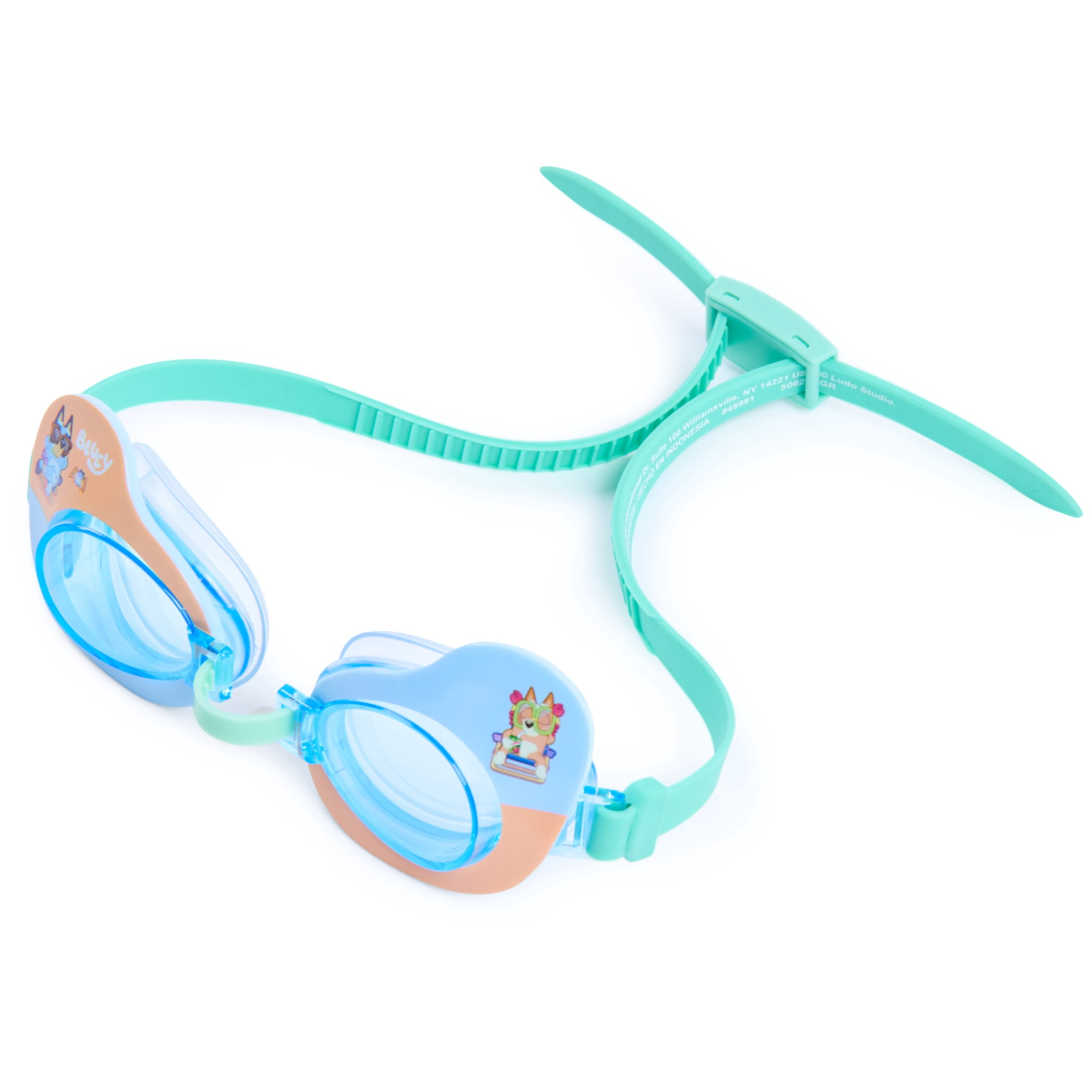 (2 pack) Swimways Bluey Swim Goggles, Bluey Water Toys, Pool Accessories for Kids Aged 3 & Up