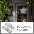 thumbnail image 4 of OULII 1Set Zinc Alloy Barn Door Lock for Security 3.14X0.79X0.79in, 4 of 8