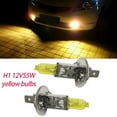 thumbnail image 4 of 1 PCS Yellow H1 12V 55W Halogen Bulb 12V 55W 3000K Quartz Glass Xenon Car HeadLight Auto Lamp T0X3, 4 of 8