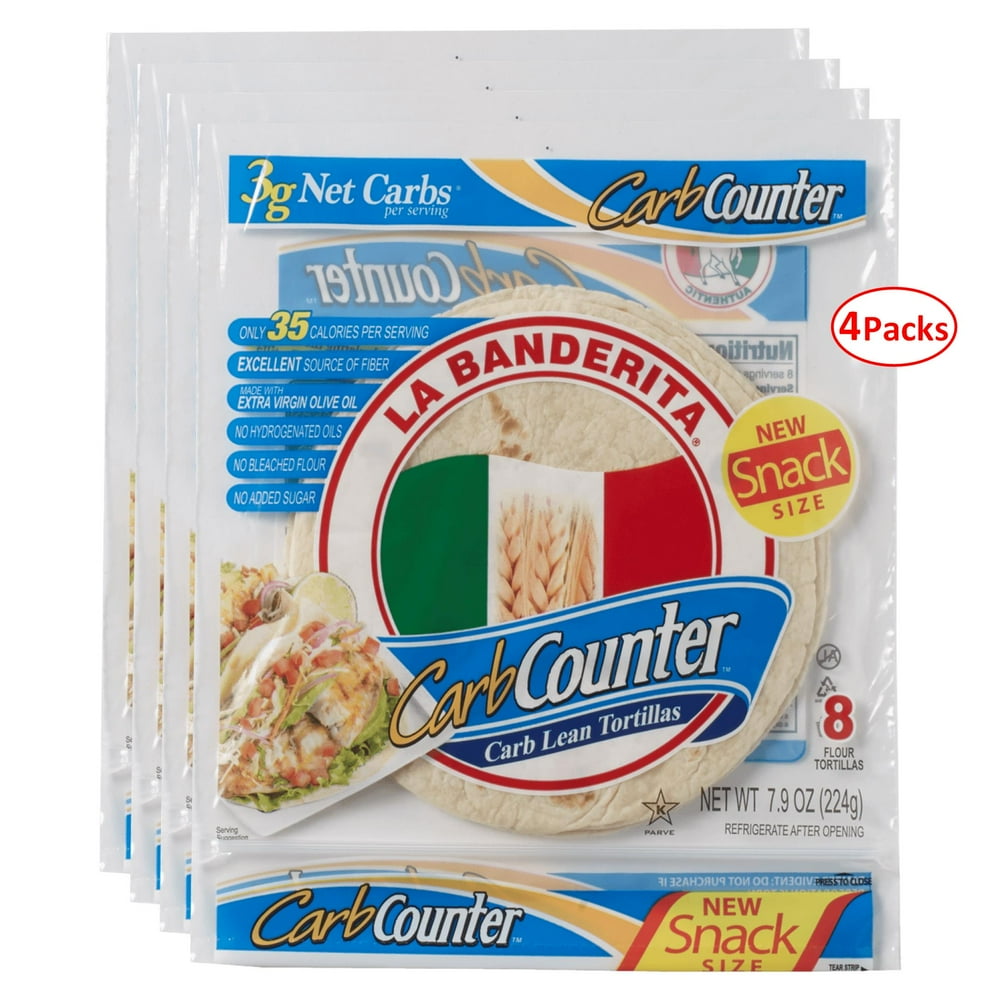 La Banderita® Carb Counter Carb Lean Tortillas 5.5" Snack Size Flour