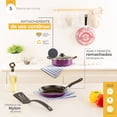 thumbnail image 2 of Batería de Cocina Ekco 5 piezas color morada, 2 of 7