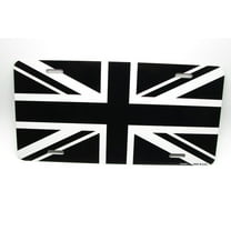 BRITISH FLAG "UNION JACK" BRITAIN ENGLISH FLAG METAL CAR NOVELTY LICENSE PLATE - Aluminum ( 12 inch x 6 inch )
