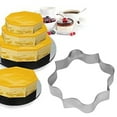 thumbnail image 1 of Mousse de acero inoxidable, marco cuadrado, cortador de galletas, cortador de galletas, marco de borde, molde de prensado Xemadio 2034005, 1 of 9