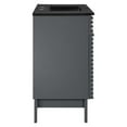 thumbnail image 3 of Modway Render 36" MDF and Particleboard Bathroom Vanity in Gray/Black, 3 of 4